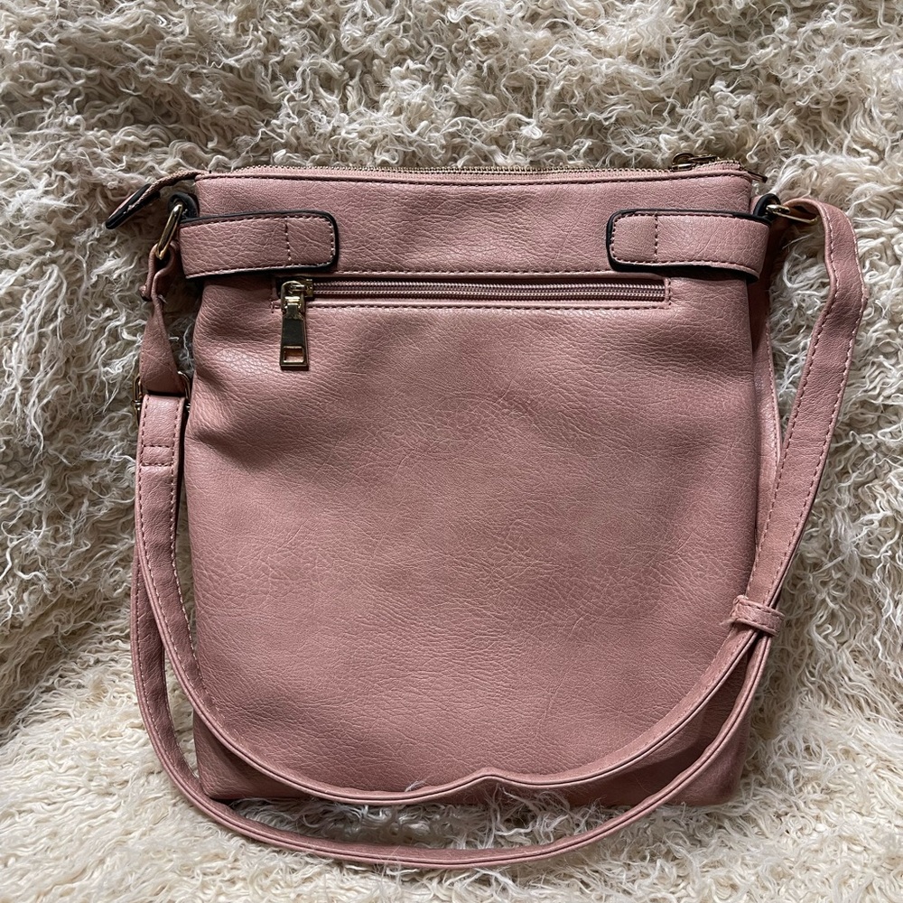 Women’s Blush Pink Crossbody Bag - Picture 2 of 3